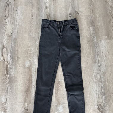 Jean taille haute noir