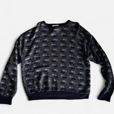 Gemusterter Strickpullover
