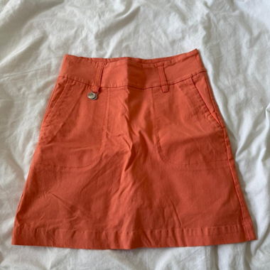 Orange Daily Sports mini skirt size 32