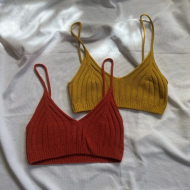 Crochet Crop Top Set