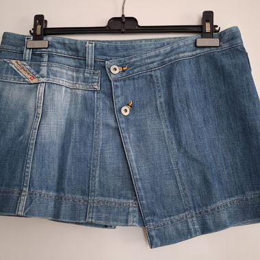 Diesel mini denim skirt