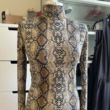 Animal print blouse - size 36/38  