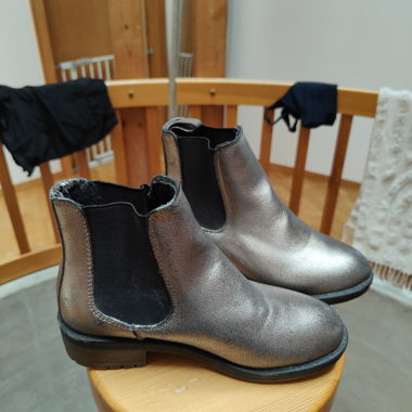 Gold Ankle Boots