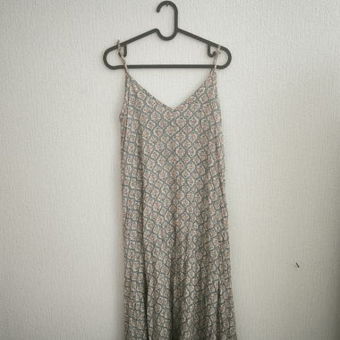 vintage style beach dress/ langes kleid