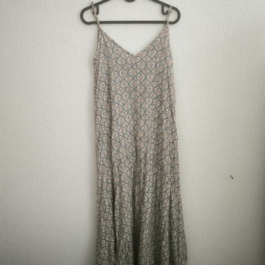 vintage style beach dress/ langes kleid