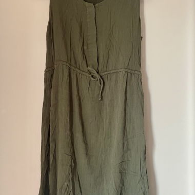 Abito Verde Senza Maniche Taglia M