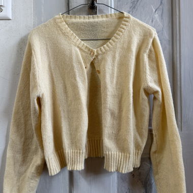 Yellow Cardigan