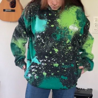 Hoodie Grün 5th Dimension