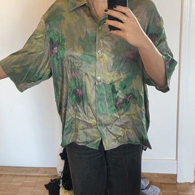 Camicia oversize colorata
