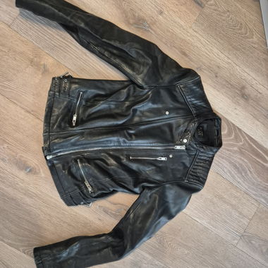 Zara Basic Leather Jacket