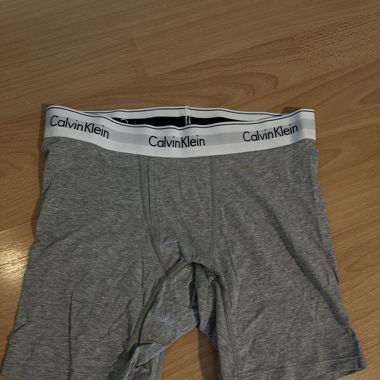 grey calvin klein womens boxers
