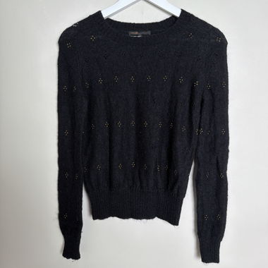 Maglione in maglia nera