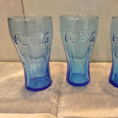 2007/2008 McDonald's Coca Cola Glas 3 Classic Blau