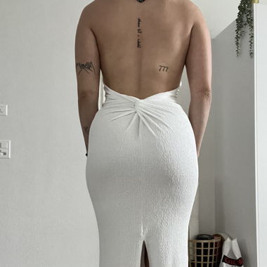rückenfreies Sommerkleid