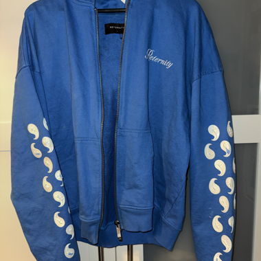 Blue Reternity zip-hoodie jacket