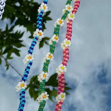 Personalised Necklace with Flowers