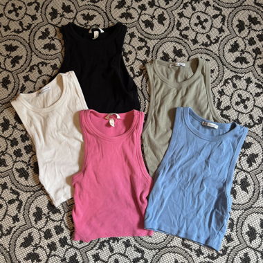 Set di top a costine Zara & H&M