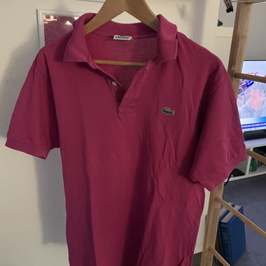 Pink Lacoste Polo