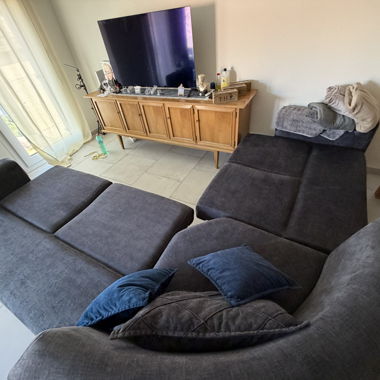 Dark Grey Corner Sofa