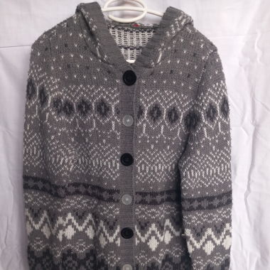 Cardigan à capuchon