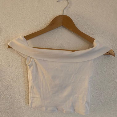 White Off-Shoulder Top