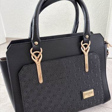 Schwarze Handtasche 