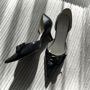 Tacco vintage nero Jonak