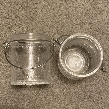 2er-Set Teelichtglas