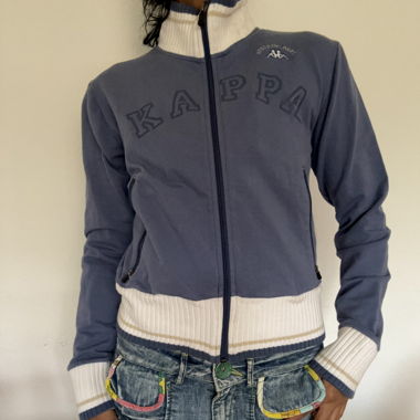 Giacca sportiva con zip Kappa y2k anni 2000