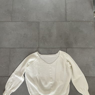 Strickpullover / weiss / S