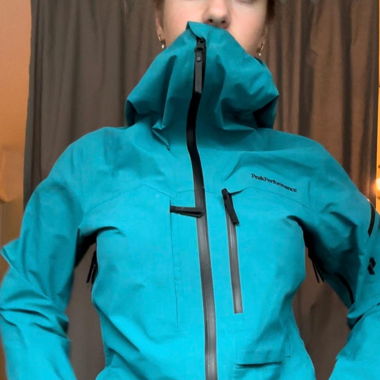 Veste GORE-TEX Peak Performance bleue
