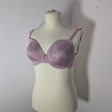 Soutien-gorge rembourré rose avec armatures