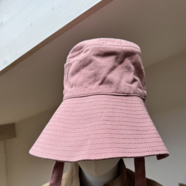 Pink bucket hat