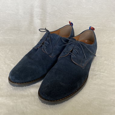 Scarpe allacciate blu scuro