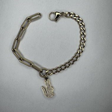 Bracciale Lacoste dorato