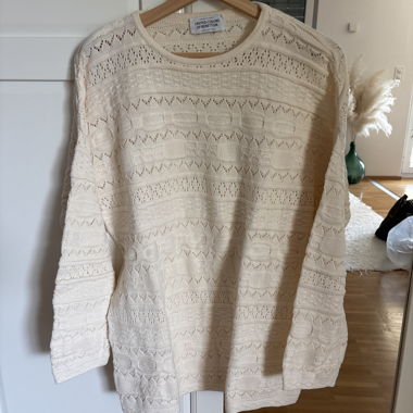 United Colors of Benetton Spitzensweater Creme