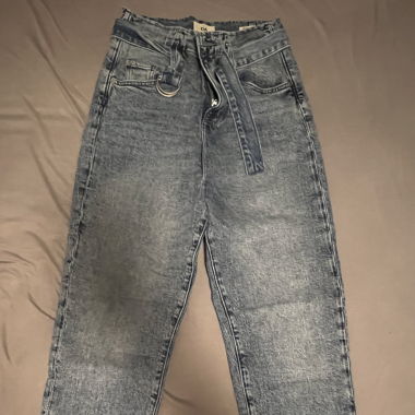Jeans Mom taille haute 