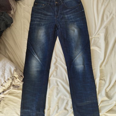jeans blu scuro slavato di Izac Jeans