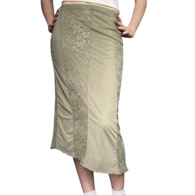 fairycore lace midi skirt