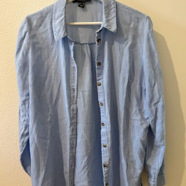 Blouse bleue