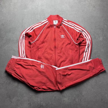 Survêtement Vintage Adidas Firebird Rouge XS