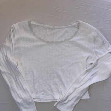 cute white top