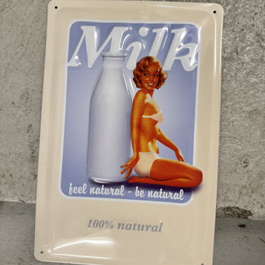 Targa metallica vintage
