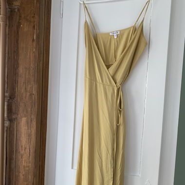 Wickelkleid (edited) senfgelb