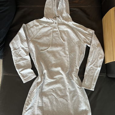 Grey sweater dress