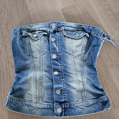 Top corsetto in jeans Levi's
