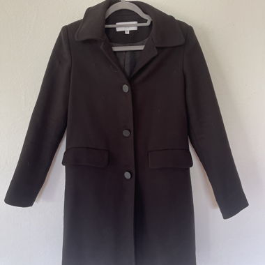 Manteau court noir La redoute 