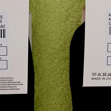 4 paires de chaussettes noires neuves