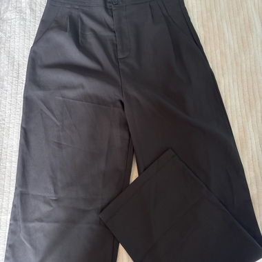 Pantalon noir taille haute