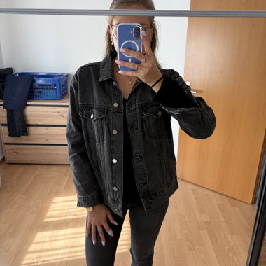 Giacca oversize in jeans
